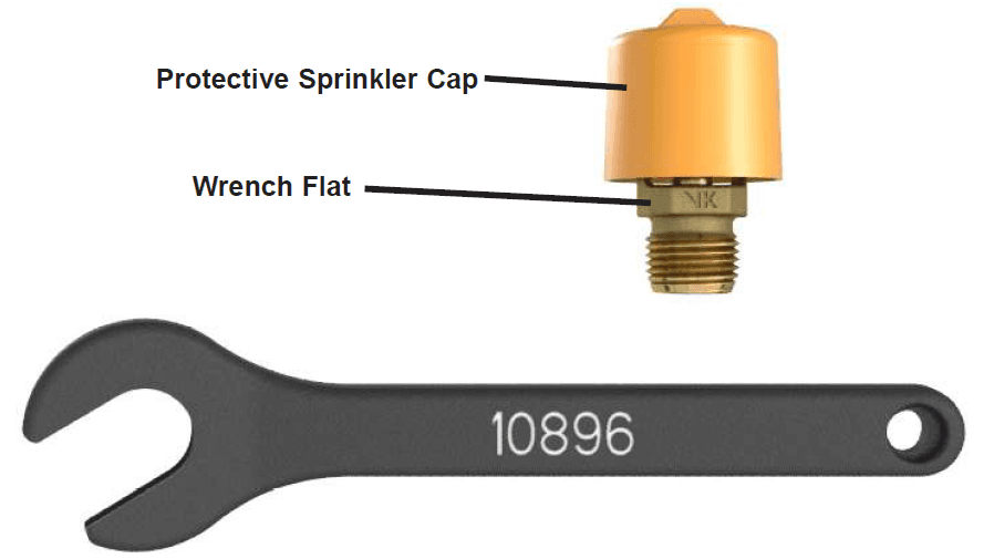 fire sprinkler upright wrench